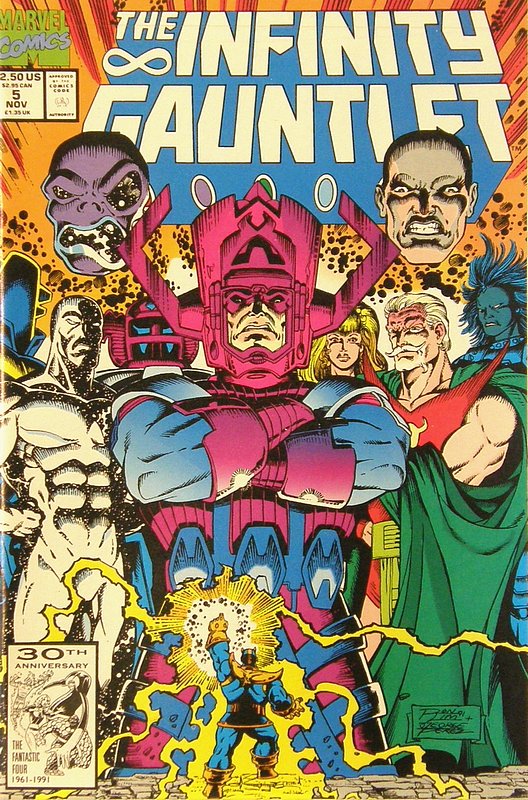 Cover of Infinity Gauntlet (1991 Ltd) #5. One of 250,000 Vintage American Comics on sale from Krypton!