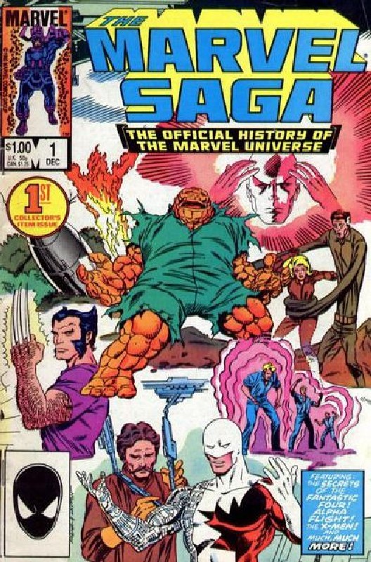 Cover of Marvel Saga (Vol 1) #1. One of 250,000 Vintage American Comics on sale from Krypton!