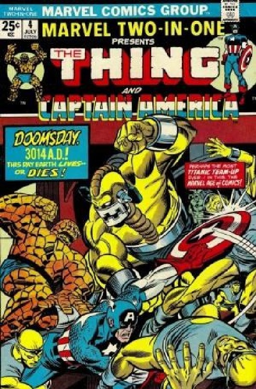 Cover of Marvel Two-in-one (Vol 1) #4. One of 250,000 Vintage American Comics on sale from Krypton!