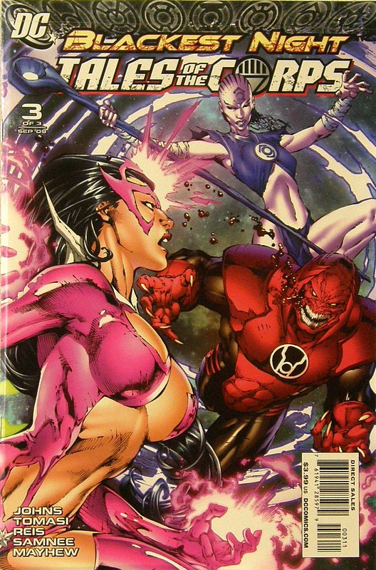 Cover of Blackest Night: Tales of the Corps (2009 Ltd) #3. One of 250,000 Vintage American Comics on sale from Krypton!