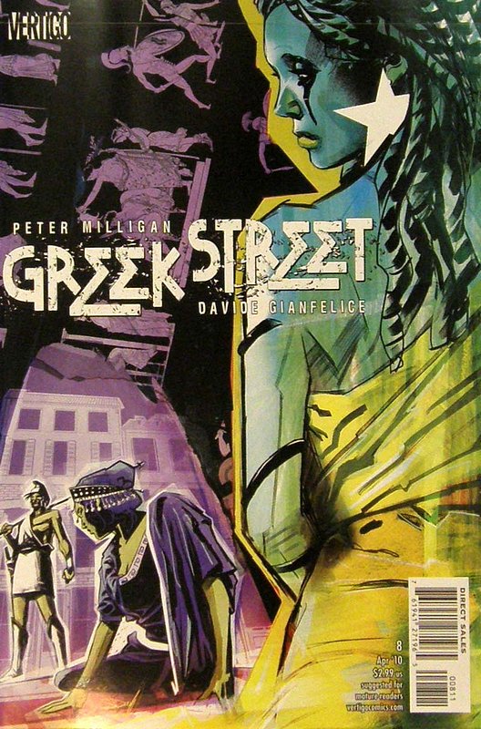 Cover of Greek Street (Vol 1) #8. One of 250,000 Vintage American Comics on sale from Krypton!