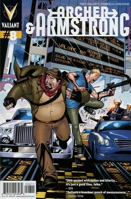 Cover of Archer & Armstrong (Vol 2) #8. One of 250,000 Vintage American Comics on sale from Krypton!