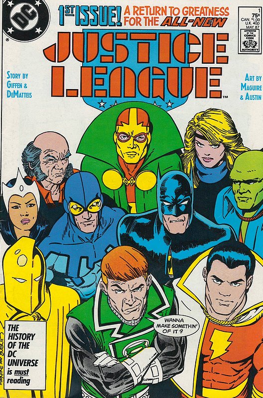 Cover of Justice League (Vol 1) #1. One of 250,000 Vintage American Comics on sale from Krypton!