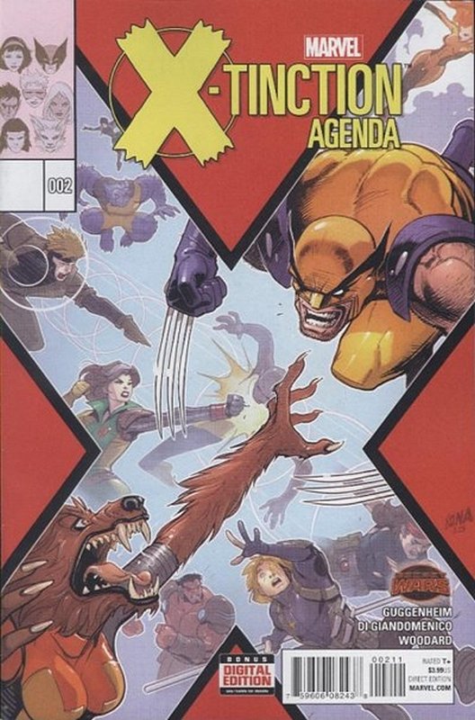 Cover of X-Tinction Agenda (2015 Ltd) #2. One of 250,000 Vintage American Comics on sale from Krypton!