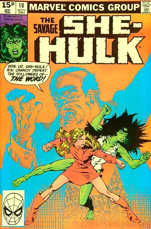 Cover of She-Hulk (Vol 1) The Savage #10. One of 250,000 Vintage American Comics on sale from Krypton!