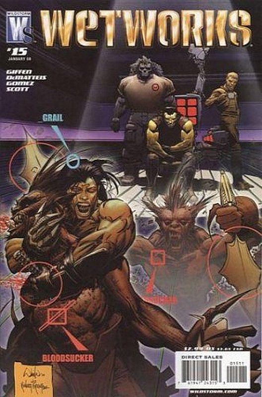 Cover of Wetworks (Vol 2) #15. One of 250,000 Vintage American Comics on sale from Krypton!