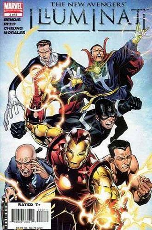 Cover of New Avengers: Illuminati #3. One of 250,000 Vintage American Comics on sale from Krypton!