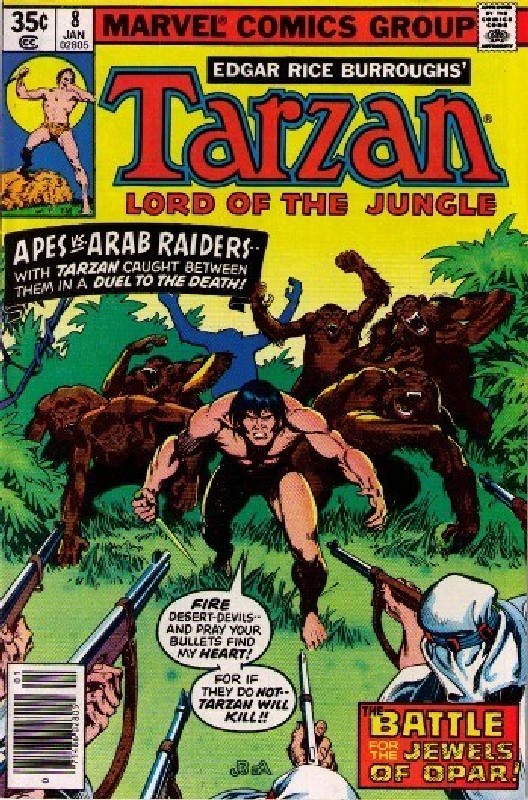 Cover of Tarzan Lord of the Jungle #8. One of 250,000 Vintage American Comics on sale from Krypton!