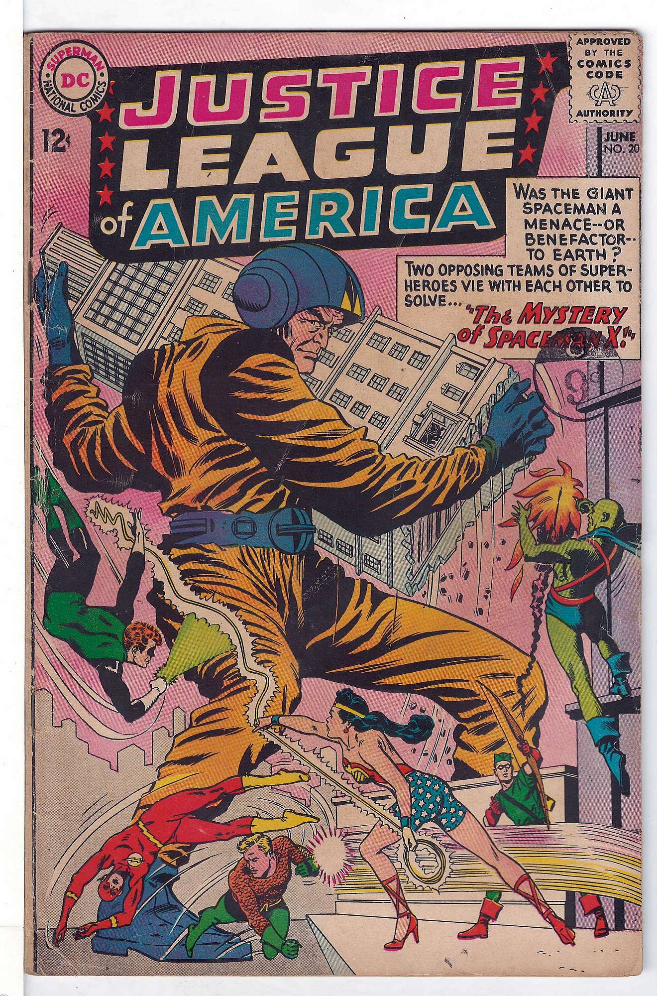 Cover of Justice League of America (Vol 1) #20. One of 250,000 Vintage American Comics on sale from Krypton!