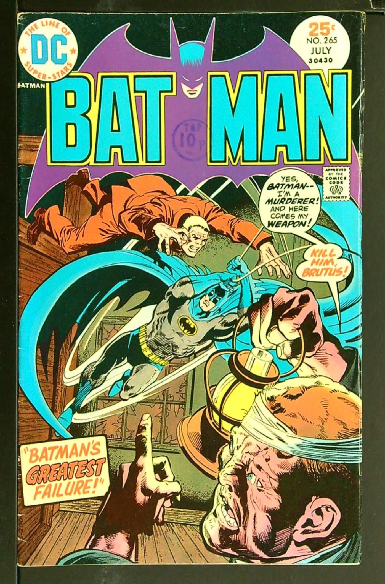 Cover of Batman #265. One of 250,000 Vintage American Comics on sale from Krypton!